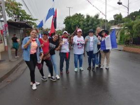 Caminatas y caravanas en toda Nicaragua en Fuerza de Victorias celebrando el 43/19
