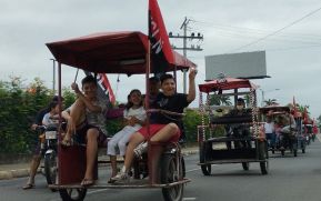 Caminatas y caravanas en toda Nicaragua en Fuerza de Victorias celebrando el 43/19