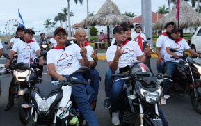 Caminatas y caravanas en toda Nicaragua en Fuerza de Victorias celebrando el 43/19