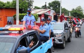 Caminatas y caravanas en toda Nicaragua en Fuerza de Victorias celebrando el 43/19