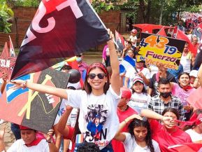 Caminatas y caravanas en toda Nicaragua en Fuerza de Victorias celebrando el 43/19