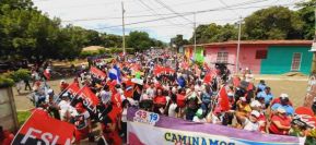 Caminatas y caravanas en toda Nicaragua en Fuerza de Victorias celebrando el 43/19