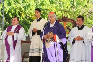 Masaya se desbordó en recibimiento al Cardenal Leopoldo Brenes