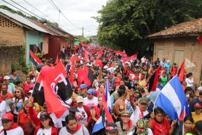 Caminatas y caravanas en toda Nicaragua en Fuerza de Victorias celebrando el 43/19