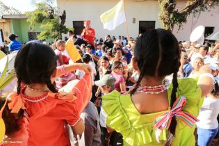 Masaya se desbordó en recibimiento al Cardenal Leopoldo Brenes