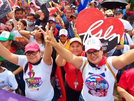 Caminatas y caravanas en toda Nicaragua en Fuerza de Victorias celebrando el 43/19