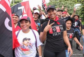 Caminatas y caravanas en toda Nicaragua en Fuerza de Victorias celebrando el 43/19