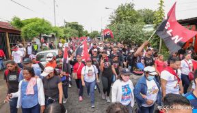 Caminatas y caravanas en toda Nicaragua en Fuerza de Victorias celebrando el 43/19