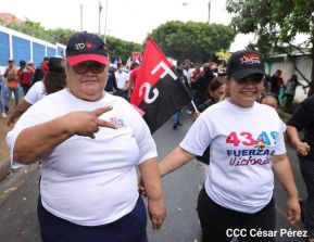Caminatas y caravanas en toda Nicaragua en Fuerza de Victorias celebrando el 43/19