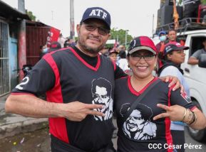Caminatas y caravanas en toda Nicaragua en Fuerza de Victorias celebrando el 43/19