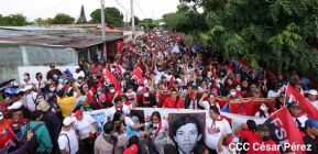 Caminatas y caravanas en toda Nicaragua en Fuerza de Victorias celebrando el 43/19
