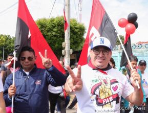 Caminatas y caravanas en toda Nicaragua en Fuerza de Victorias celebrando el 43/19