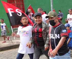 Caminatas y caravanas en toda Nicaragua en Fuerza de Victorias celebrando el 43/19
