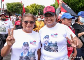Caminatas y caravanas en toda Nicaragua en Fuerza de Victorias celebrando el 43/19
