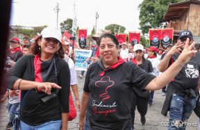 Caminatas y caravanas en toda Nicaragua en Fuerza de Victorias celebrando el 43/19