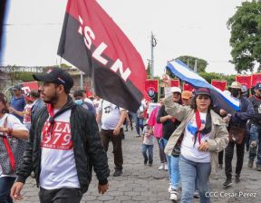 Caminatas y caravanas en toda Nicaragua en Fuerza de Victorias celebrando el 43/19