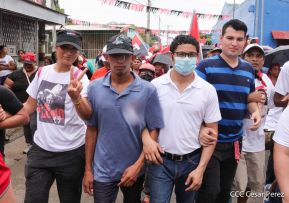 Caminatas y caravanas en toda Nicaragua en Fuerza de Victorias celebrando el 43/19