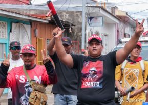 Caminatas y caravanas en toda Nicaragua en Fuerza de Victorias celebrando el 43/19