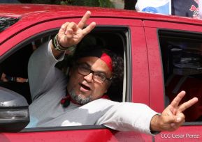 Caminatas y caravanas en toda Nicaragua en Fuerza de Victorias celebrando el 43/19