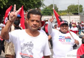 Caminatas y caravanas en toda Nicaragua en Fuerza de Victorias celebrando el 43/19