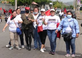 Caminatas y caravanas en toda Nicaragua en Fuerza de Victorias celebrando el 43/19