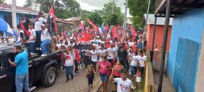 Caminatas y caravanas en toda Nicaragua en Fuerza de Victorias celebrando el 43/19