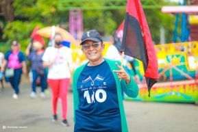 Caminatas y caravanas en toda Nicaragua en Fuerza de Victorias celebrando el 43/19