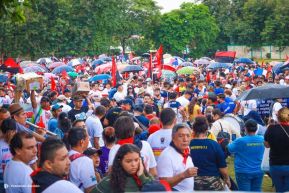 Caminatas y caravanas en toda Nicaragua en Fuerza de Victorias celebrando el 43/19