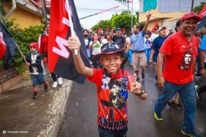 Caminatas y caravanas en toda Nicaragua en Fuerza de Victorias celebrando el 43/19