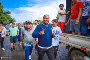 Caminatas y caravanas en toda Nicaragua en Fuerza de Victorias celebrando el 43/19