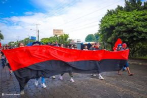 Caminatas y caravanas en toda Nicaragua en Fuerza de Victorias celebrando el 43/19