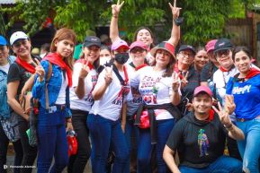 Caminatas y caravanas en toda Nicaragua en Fuerza de Victorias celebrando el 43/19
