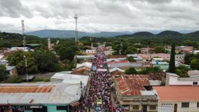 Caminatas y caravanas en toda Nicaragua en Fuerza de Victorias celebrando el 43/19