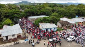 Caminatas y caravanas en toda Nicaragua en Fuerza de Victorias celebrando el 43/19