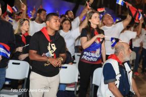 Presidente Daniel Ortega y Compañera Rosario presiden acto del 43/19 de la Revolución Sandinista