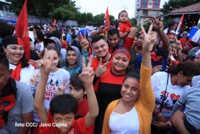 Presidente Daniel Ortega y Compañera Rosario presiden acto del 43/19 de la Revolución Sandinista