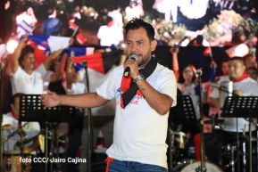 Presidente Daniel Ortega y Compañera Rosario presiden acto del 43/19 de la Revolución Sandinista