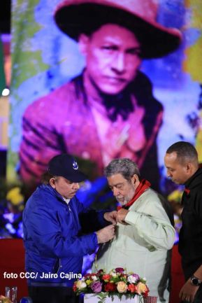 Presidente Daniel Ortega y Compañera Rosario presiden acto del 43/19 de la Revolución Sandinista