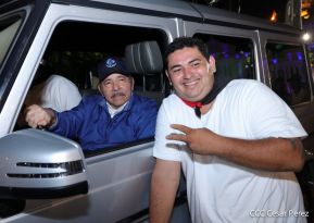 Presidente Daniel Ortega y Compañera Rosario presiden acto del 43/19 de la Revolución Sandinista