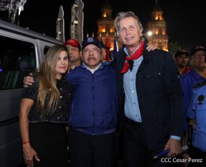 Presidente Daniel Ortega y Compañera Rosario presiden acto del 43/19 de la Revolución Sandinista