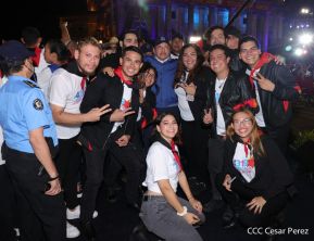 Presidente Daniel Ortega y Compañera Rosario presiden acto del 43/19 de la Revolución Sandinista