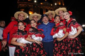 Presidente Daniel Ortega y Compañera Rosario presiden acto del 43/19 de la Revolución Sandinista