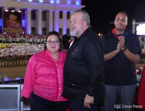 Presidente Daniel Ortega y Compañera Rosario presiden acto del 43/19 de la Revolución Sandinista
