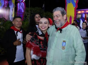 Presidente Daniel Ortega y Compañera Rosario presiden acto del 43/19 de la Revolución Sandinista