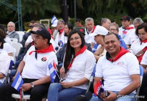 Presidente Daniel Ortega y Compañera Rosario presiden acto del 43/19 de la Revolución Sandinista