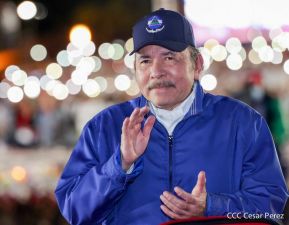 Presidente Daniel Ortega y Compañera Rosario presiden acto del 43/19 de la Revolución Sandinista
