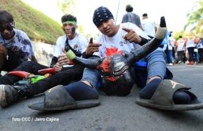 Entre fe y tradición Santo Domingo recorre las calles de Managua