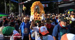 Entre fe y tradición Santo Domingo recorre las calles de Managua