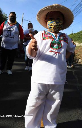 Entre fe y tradición Santo Domingo recorre las calles de Managua