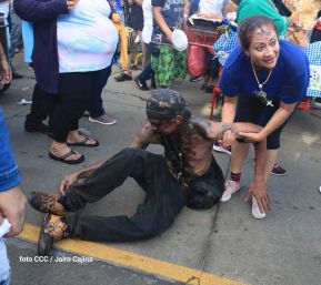 Entre fe y tradición Santo Domingo recorre las calles de Managua